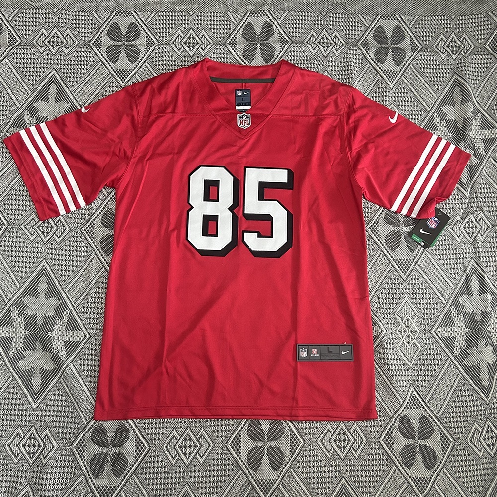 NFL George Kittle San Francisco 49ers Red Nike Vapor #85 Jersey